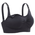 thumbnail image 2 of Sleeping Nursing Bras for Breastfeeding Wireless Maternity Bras Pregnancy Seamless Bralette Underwear Plus Size Womens Bras Multi-Pack, M-4XL, 2 of 9