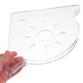 thumbnail image 3 of Miangastore Terrarium Décor Support d'Angle pour Aquarium Blanc Abs Lot de 1 7.8X7.8X0.6In, 3 of 8