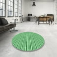 thumbnail image 3 of Ahgly Company Indoor Rectangle Patterned Jade Green Area Rugs, 7' x 10', 3 of 6
