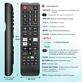 thumbnail image 4 of (Pack of 2) Universal Remote for Samsung All TV Remote, Replacement Compatible for Samsung Smart TV, LED, LCD, HDTV, 3D Series TV, 4 of 7