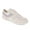 Off White/Grey, variant on PONY Mens Linebacker Lux Genuine Leather and Suede Premium Lace Up Athletic Sneaker Shoe