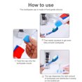 thumbnail image 4 of Billuyoard Dispensador de de dientes con cierre automático, tapa reutilizable, reemplazo de cubierta portátil para el hogar Almacenamiento y organización del hogar Blanco, 4 of 6