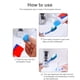 thumbnail image 5 of Injueey Tapa de de Dispensador de cierre automático Cubierta de artículos de tocador lavable Blanco Type3 NO3, 5 of 6