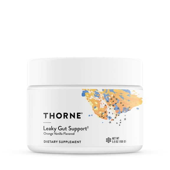 THORNE - Leaky Gut Support (formerly EnteroMend) - Gut Health Supplement* - NSF Certified for Sport - Orange Vanilla Flavor - 30 Servings