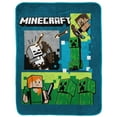 thumbnail image 1 of Minecraft Kids Silk Touch Fleece Throw, 100% Polyester, 1 of 5