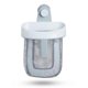 thumbnail image 1 of Hanging Bath Toy Storage with Quick Drying Mesh, White & Gray, 1 of 5