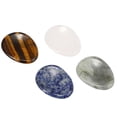 thumbnail image 6 of Vocoste Thumb Worry Stone Faux Crystal Includes Rose Quartz Tigers Eye Blue Solidate White Moonstone 4pcs, 6 of 6