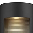 thumbnail image 2 of 2 Light Large Outdoor Wall Lantern in Modern Style 9 inches Wide By 24 inches High Satin Black Led 2 Light Large Outdoor Wall Lantern in Modern Style, 2 of 10