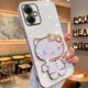thumbnail image 1 of Carcasa Para Motorola Moto G73 G53 G23 G13 G42 Funda Blanda Para Teléfono Espejo De Maquillaje KT Gato Soporte Giratorio Cubiertas Traseras Gao Jiahui unisex, 1 of 2