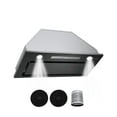 thumbnail image 1 of KFFKFF Range Hood Insert, 30 Inch Built-in Kitchen Vent Hood, 800CFM Stainless Steel Stove Hood, with Gesture & Touch Control, LED Light, Baffle Filters, 4-Speed Exhaust Fan, 1 of 9