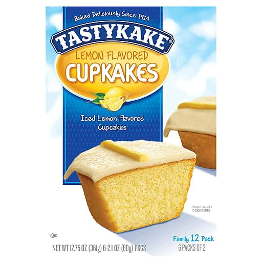 Tastykake® Lemon Cupcakes 6-2.125 oz. Packages