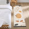 thumbnail image 3 of Yayeee Runner Rug for Bedroom 2'x6' Machine Washable Hallway Non Slip Mat, Beige Fall Pumpkin, 3 of 8