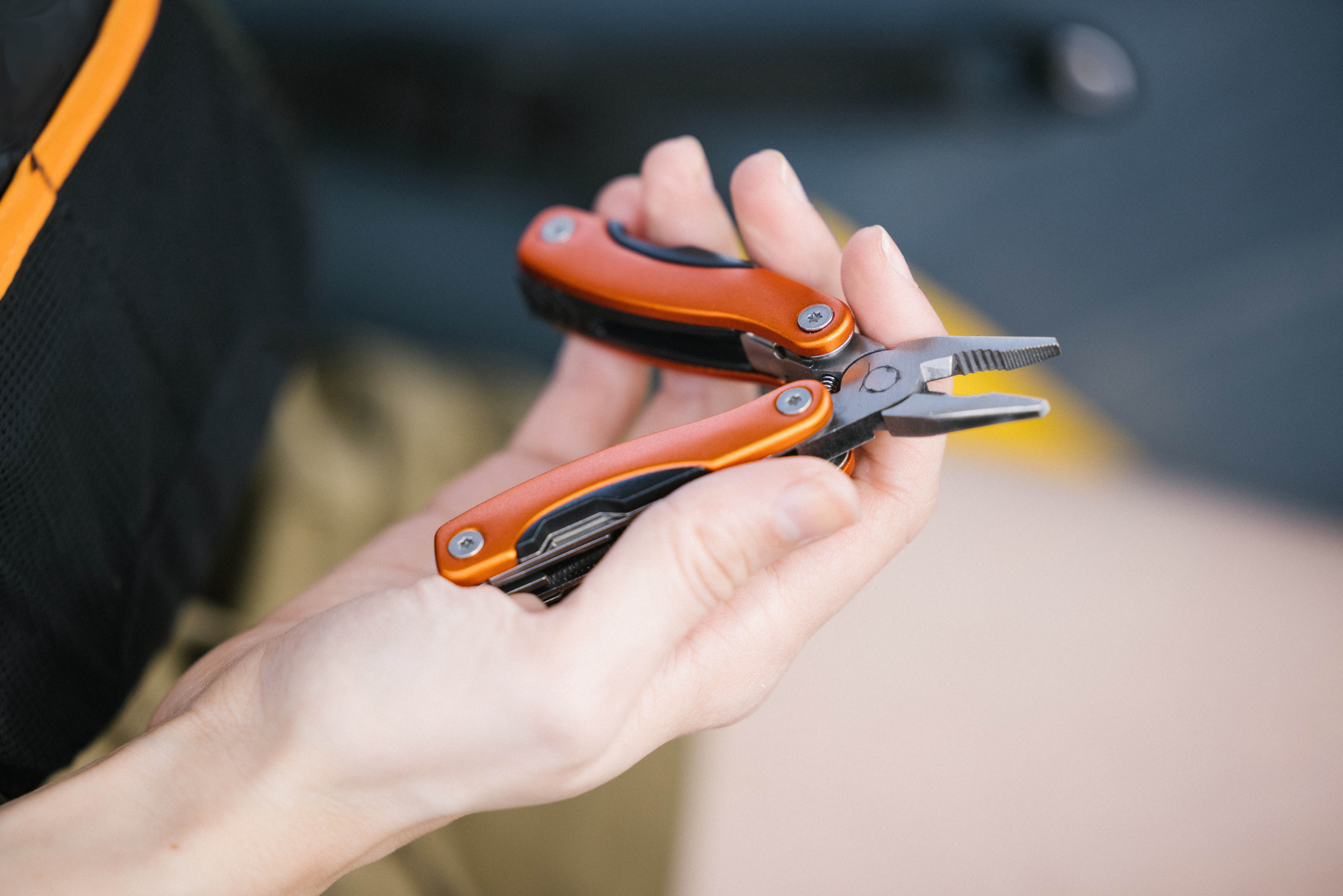 Ozark Trail Aluminum 11-in-1 Compact Fishing Multitool with Sheath