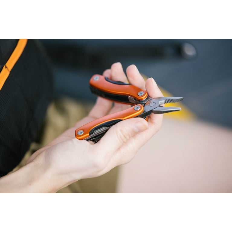 Ozark Trail Aluminum 11-in-1 Compact Fishing Multitool with Sheath