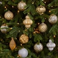 thumbnail image 3 of Nearly Natural Holiday Lux Shatterproof, 12 Count Christmas Tree Ornament Set, 3 of 5