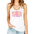 thumbnail image 2 of Tanned and Tipsy Tank Top for Women Fun Colorful Summer Shirt for Adults White Tank Top X-Large, 2 of 4
