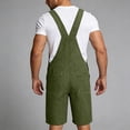 thumbnail image 5 of purcolt Mens Denim Bib Overalls Lightweight Casual Jean Shorts Jumpersuit Walkshort Pockets Rompers Work Bibs Coveralls, 5 of 8