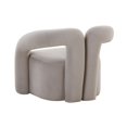 thumbnail image 5 of TOV Furniture Jenn Grey Velvet Accent Chair, 5 of 11
