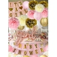 thumbnail image 1 of Set de 35 piezas de decoración para baby shower PGN ART Pink Gold Girl, 1 of 6