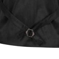 thumbnail image 2 of Yaoyar Mens Medieval Inspired Vintage Single Button V-Neck Formal Suit Vest Historical Design Special Occasion Tailored Blazer Alternative V Neck Vest, 2 of 7