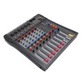 thumbnail image 1 of 6 Channel Stereo Mixer, 6 Channel Sound Mixer Iron Shell Plug and Play USB  for Studio for Podcasting US Plug, 1 of 7