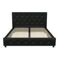 thumbnail image 5 of DHP Dakota Upholstered Platform Bed, Full, Black, 5 of 20