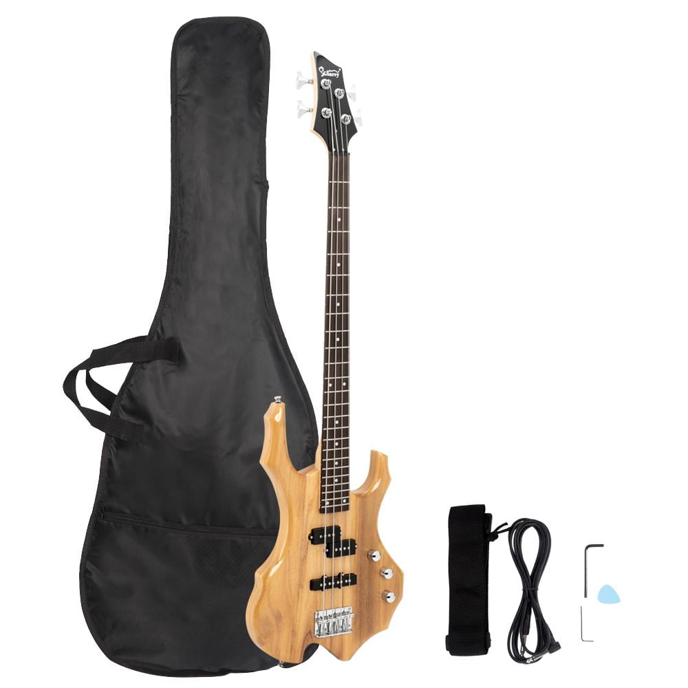 Glarry Beginners Electric Bass Guitar 4String w/ Accessories for