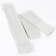 thumbnail image 6 of Rohuuque Leg Warmers for Women Woolen Warm Knitted Socks Yoga Leggings Over Knee Socks Stockings Winter Socks Foot Warmers White, 6 of 9