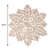 thumbnail image 3 of de 6 alfombrillas antideslizantes con forma de nieve para Gloria Placemats para cenar, 3 of 9
