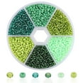 thumbnail image 4 of Bangcool Small Beads Handmade DIY 7800PCS Solid Color Bracelet Making Beads Pony Beads, 4 of 10