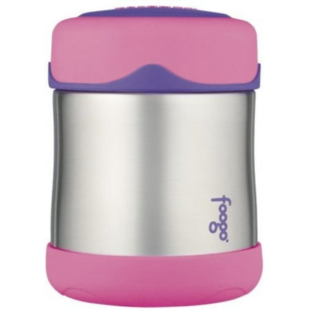 Colored Jars - Thermos Foogo Leak-Proof Stainless Steel 10-Ounce Food Jar, Pink Multi-Colored