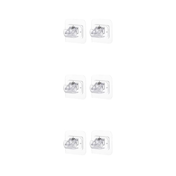 Kearding Barra de cortina autoadhesiva para ventana de baño y cocina, Clip extraíble para barra de toalla, abrazadera para colgar, Type1 NO1