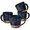 Blue-Multiple Patterns, variant on Blue Damask Floral Ceramic Coffee Mug Set of 4, 16oz Large Latte Cups for Tea Cappuccino Cocoa Milk