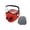 A004- Orange, variant on Outdoor Sports Face Cover, Cycling Gear, Eye Protection, Activated Carbon Filters, Sapphire Blue Breathable Washable Polyester Face Mask with Detachable Face Visor