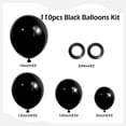 thumbnail image 2 of Kit de guirnaldas con forma de arco FOTIOMRG con 110 globos negros de látex, 2 of 8