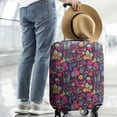 thumbnail image 2 of Pioneer Flower Floral Print Pattern Luggage Cover Fashion Suitcase Cover Baggage Covers Fit 25-28 Inch Luggage (Go Travel), 2 of 5