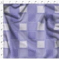 thumbnail image 4 of Soimoi Minky Purple Fabric By the Yard - 56 Inch Wide -Geometric Material - Artistic and Modern Patterns for Various Uses Printed Fabric, 4 of 6