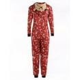 thumbnail image 6 of Babibeauty Christmas Family Matching Hoodie Pajamas Reindeer Romper Jumpsuit Zipper Pjs, 6 of 8