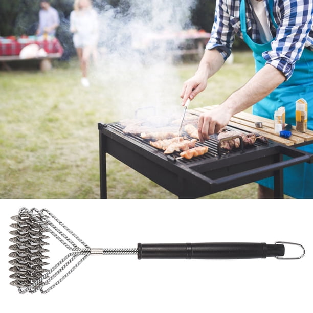 Cepillo De Alambre De Acero Para El Hogar, Cepillo De Limpieza Para Parrilla De Barbacoa, Limpiador De Barbacoa, Accesorios Para Asar