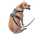 thumbnail image 2 of Fotbe Beach Flamingo Trio Pattern Dog Harness, No-Pull Pet Harness with 2 Leash Clips, Adjustable Soft Padded Dog Vest with Easy Control Handle for Large Dogs-X-Large, 2 of 6