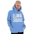 thumbnail image 4 of Llama Squad Save The Drama Alpaca BFF Hoodie Sweatshirt Women Brisco Brands X, 4 of 6