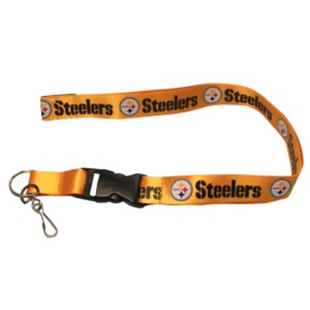 Pittsburgh Steelers Breakaway Lanyard with Key Ring - Yellow