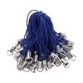 thumbnail image 1 of Bunblic 100 Pieces Phone Lanyards Phone Dangle Straps Wrist Lanyards DIY Phone Ropes Lariat Charm Lanyards for Flash Decors Keychains Deep Blue, 1 of 8