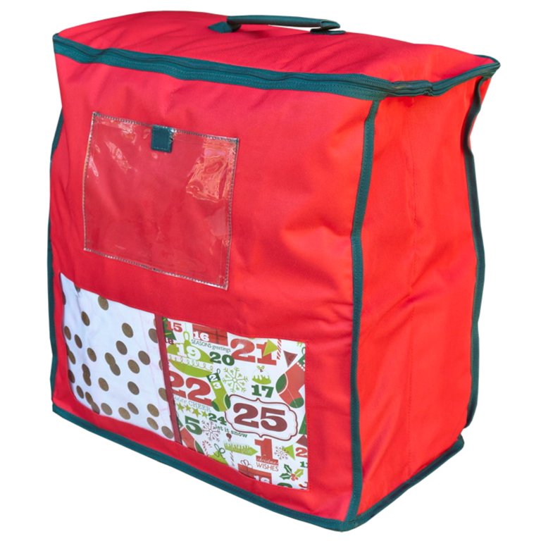 Northlight 19.5 Red Christmas Gift Bag Storage : Target