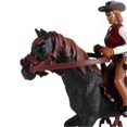 thumbnail image 1 of Cowboy Horse Toy High Simulation Lifelike Details Safe Plastic Bright Colors Horse Riding Figurine for Kids Tabletop Black Horse, 1 of 4
