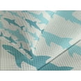 thumbnail image 4 of Ambesonne Ocean Quilted Bedspread Set 3 Pcs, Swimming Sharks in Sea, Queen Size, Turquoise Beige Teal, 4 of 5
