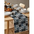 thumbnail image 3 of Vintage Animals Table Runner Farmhouse Deer Beer Tree Buffalo Plaid Tablerunners 13 x 36 Inch, Table Decorations Tabletop Scarf for Summer Gathering Holiday Farmhouse Kitchen Dining Decor, 3 of 6