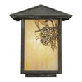 thumbnail image 4 of Meyda 73549 7 in. Winter Pine Post Mount - Verdigris Finish, 4 of 6
