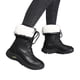 thumbnail image 1 of Zapatos Encaje Ternero A Mitad La Pantorrilla para Mujeres Booties Nieve Invierno Forrada Al Aire Libre, 1 of 9