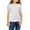 White, variant on Arshiner Girls Shirts Summer Cute Classic Puff Short Sleeve Plain Ribbed Knit Crew Neck T-Shirt Tee Tops Blouse Black 9-10 Years 12 Black